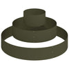 Vidaxl tuin bloempot olijf groen 120 x 120 x 20 cm koudgewalst staal