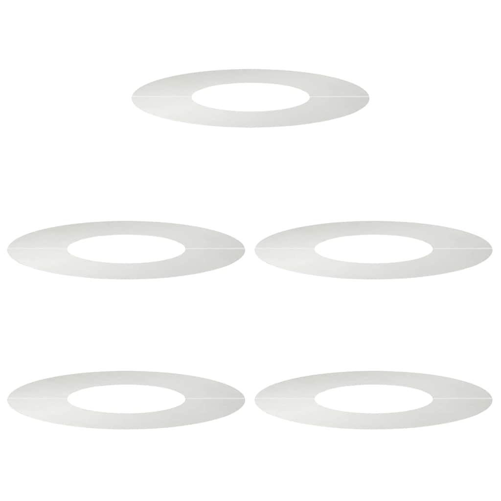 Vidaxl geschikt voor platte boomringen 5 pcs zilver ø30 60 cm