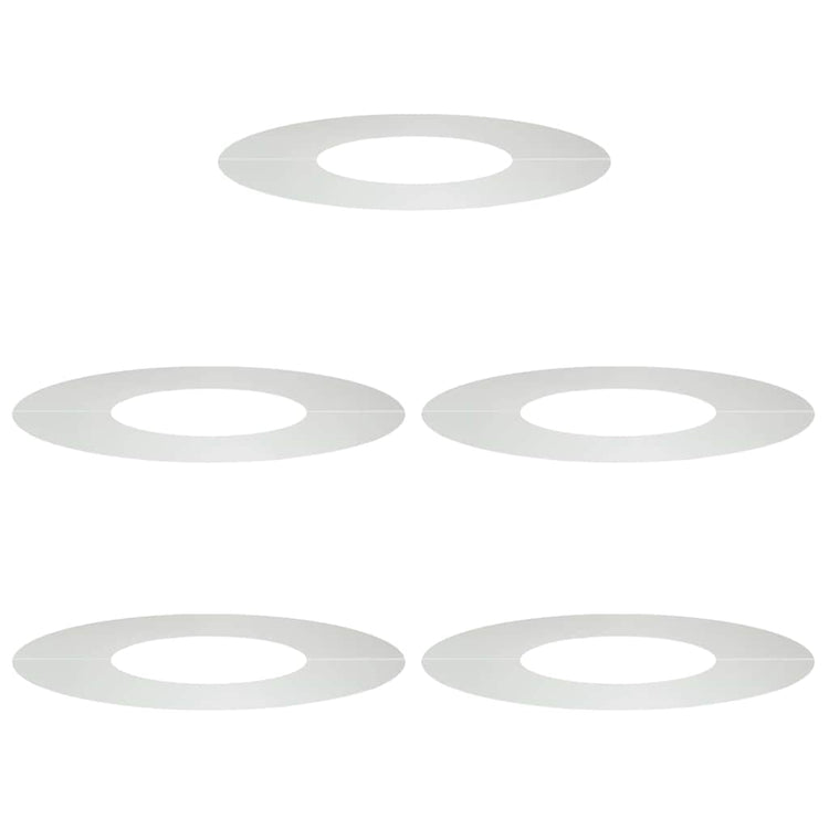 Vidaxl geschikt voor platte boomringen 5 pcs zilver ø30 60 cm