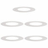 Vidaxl geschikt voor platte boomringen 5 pcs zilver ø40 70 cm