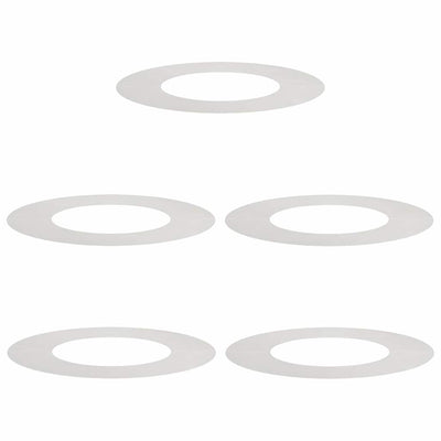 Vidaxl geschikt voor platte boomringen 5 pcs zilver ø40 70 cm
