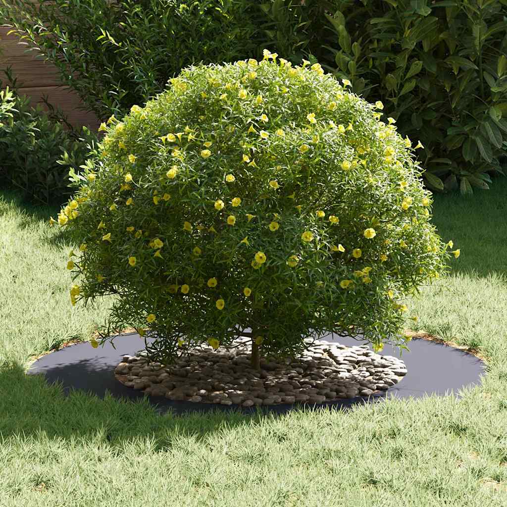 Vidaxl geschikt voor platte boomringen 5 pcs antraciet ø50 80 cm staal