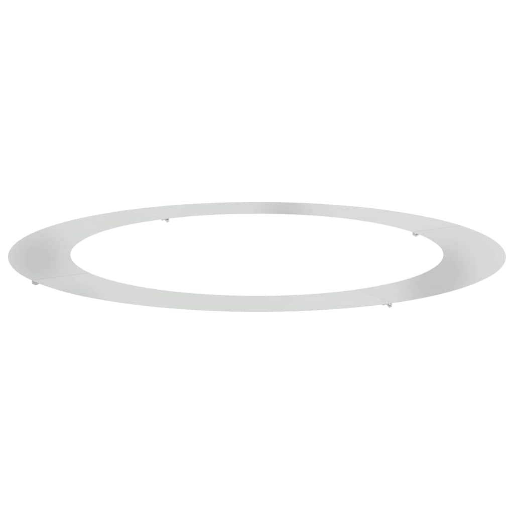 Vidaxl geschikt voor platte boomring zilver ø90 120 cm