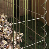 Vidaxl vierkante composter 50 x 50 x 50 cm ijzer - afbeelding 3