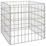 Vidaxl vierkante composter 50 x 50 x 50 cm ijzer - afbeelding 2