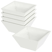 Vidaxl plantenbak 5 st wit 35 x 35 x 15 cm koudgewalst staal - afbeelding 2