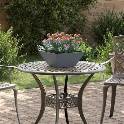 Vidaxl plantenbak 5 st antraciet 35 x 35 x 15 cm koudgewalst staal