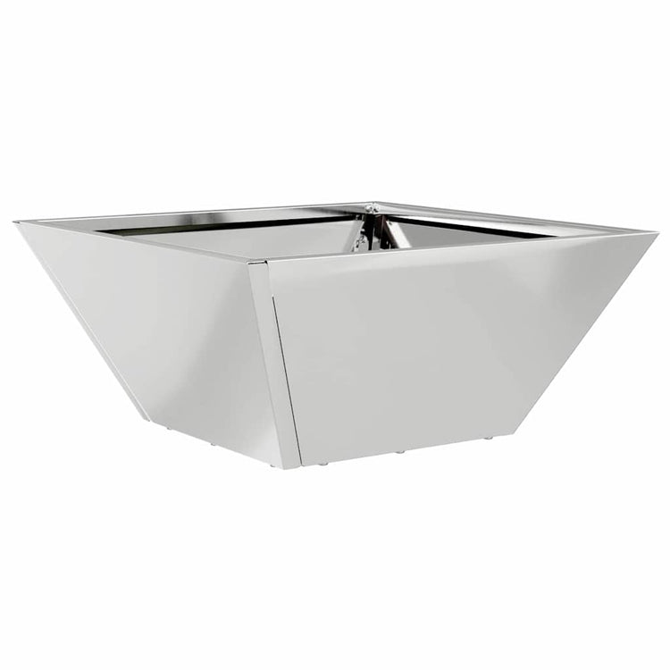 Vidaxl plantenbak zilver 35 x 35 x 15 cm gegalvaniseerd staal