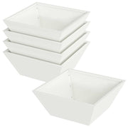 Vidaxl plantenbak 5 st wit 40 x 40 x 15 cm koudgewalst staal - afbeelding 2