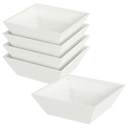 Vidaxl plantenbak 5 st wit 50 x 50 x 15 cm koudgewalst staal - afbeelding 2