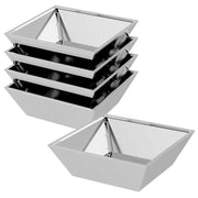 Vidaxl plantenbak 5 st zilver 50 x 50 x 15 cm gegalvaniseerd staal - afbeelding 2