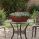 Vidaxl plantenbak 5 st roestkleurig 50 x 50 x 15 cm weervast staal