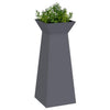 Vidaxl pilaar plantenbak antraciet 40 x 40 x 100 cm