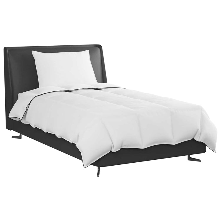 Vidaxl winter dekbed met kussen 2 st wit donsveertjes