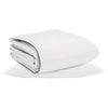Vidaxl winter dekbed met kussen 2 pcs wit donsveertjes