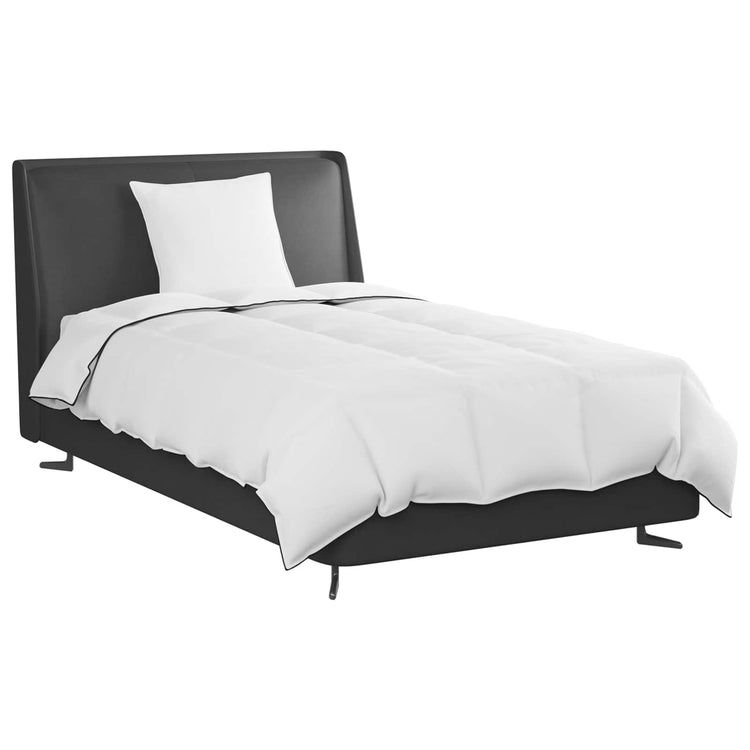 Vidaxl winter dekbed met kussen 2 st wit donsveertjes