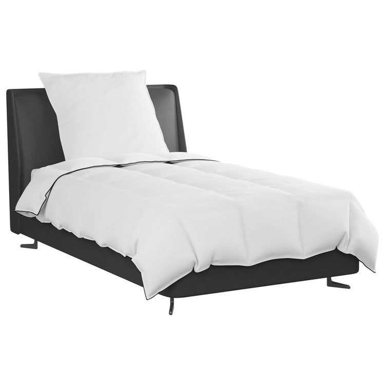 Vidaxl winter dekbed met kussen 2 st wit donsveertjes
