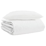 Vidaxl winter dekbed met kussen 2 pcs wit donsveertjes - afbeelding 2