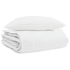 Vidaxl winter dekbed met kussen 2 pcs wit donsveertjes