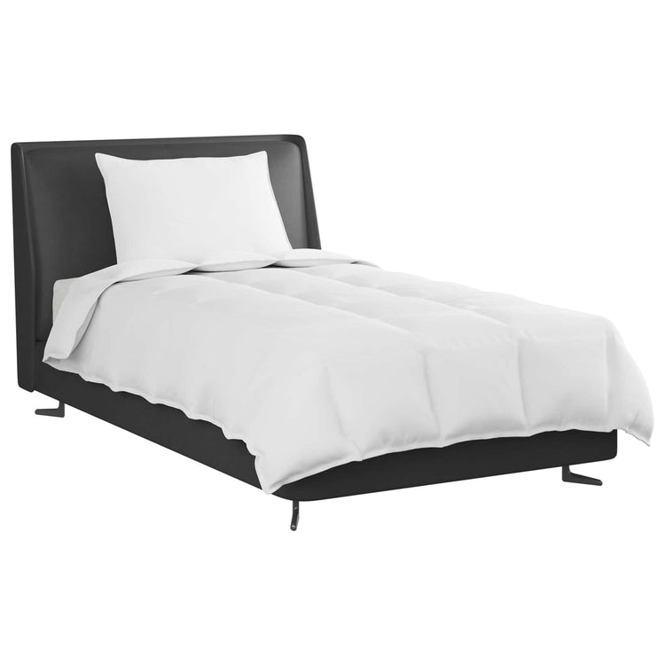 Vidaxl 2-in-1 dekbed met kussen 2 st wit donsveertjes