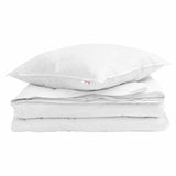 Vidaxl 2-in-1 dekbed met kussen 2 st wit donsveertjes - afbeelding 2