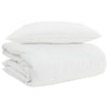 Vidaxl 2-in-1 dekbed met kussen 2 pcs wit donsveertjes