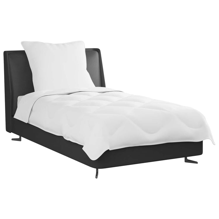 Vidaxl zomer dekbed met kussen 2 st wit microvezel