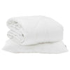 Vidaxl zomer dekbed met kussen 2 pcs wit microvezel