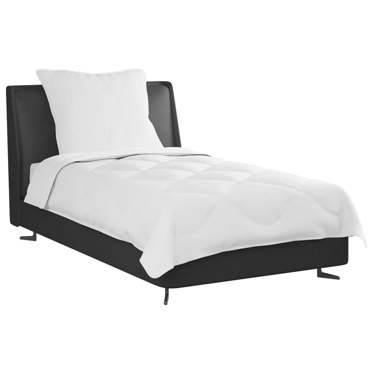 Vidaxl dekbed met kussen 2 st wit microvezel