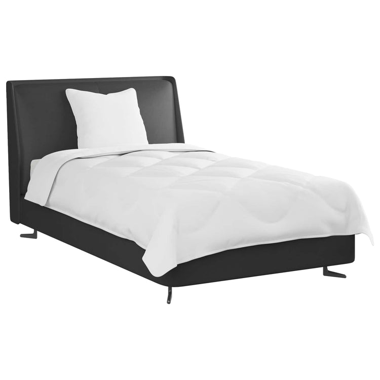 Vidaxl dekbed met kussen 2 st wit microvezel