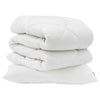 Vidaxl dekbed met kussen 2 pcs wit microvezel