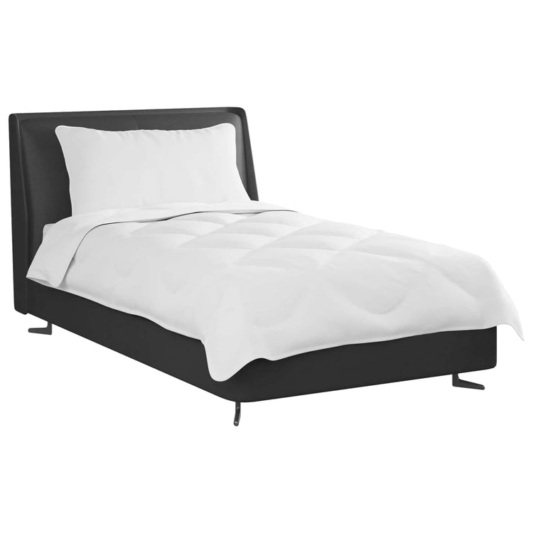 Vidaxl dekbed met kussen 2 st wit microvezel