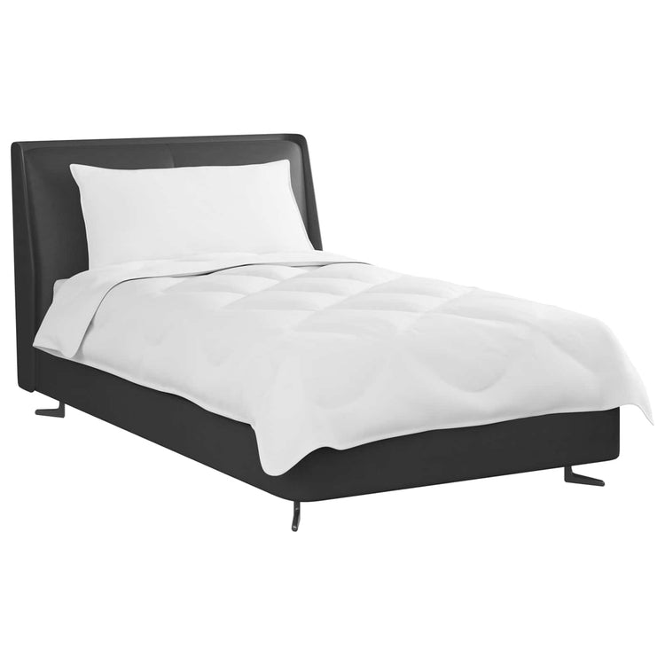 Vidaxl dekbed met kussen 2 pcs wit microvezel