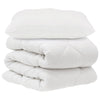 Vidaxl dekbed set met kussen 2 pcs wit microvezel