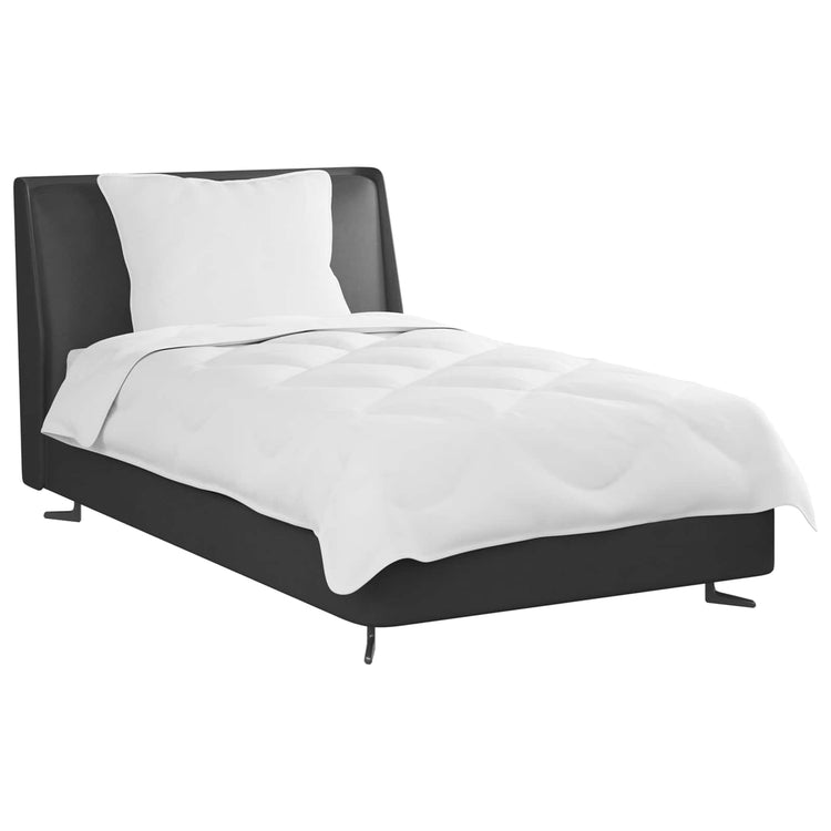 Vidaxl dekbedset met kussen 2 st wit microvezel
