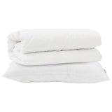 Vidaxl dekbed set met kussen 2 st wit microfibre - afbeelding 2