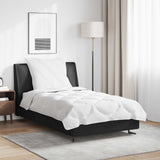 Vidaxl dekbed set met kussen 2 st wit microfibre - afbeelding 1