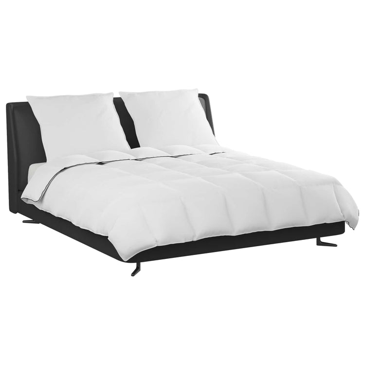 Vidaxl winter dekbed met kussen 3 st wit donsveertjes