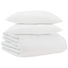 Vidaxl winter dekbed met kussen 3 st wit donsveertjes