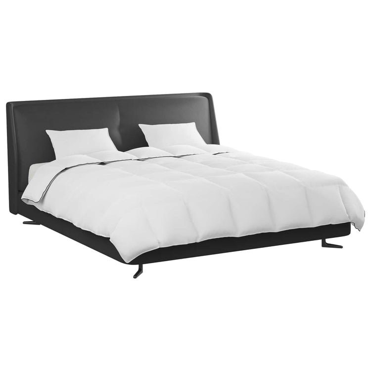 Vidaxl winter dekbed met kussen 3 st wit donsveertjes