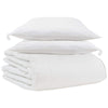 Vidaxl winter dekbed met kussen 3 pcs wit donsveertjes