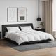 Vidaxl dekbed set met kussen 3 st wit donsveertjes