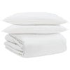 Vidaxl dekbed set met kussen 3 pcs wit donsveertjes