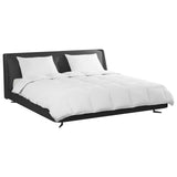 Vidaxl dekbed set met kussen 3 pcs wit donsveertjes - afbeelding 3