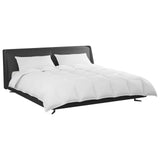 Vidaxl dekbed set met kussen 3 st wit donsveertjes - afbeelding 3