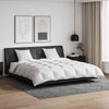 Vidaxl dekbed set met kussen 3 pcs wit donsveertjes