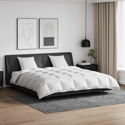 Vidaxl dekbed set met kussen 3 pcs wit donsveertjes
