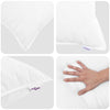 Vidaxl dekbed set met kussen 3 pcs wit donsveertjes
