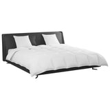 Vidaxl dekbed set met kussen 3 st wit donsveertjes - afbeelding 3