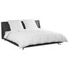 Vidaxl dekbed set met kussen 3 pcs wit donsveertjes